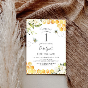 Unsere kleine Honigbiene Einladung zum 1. Geburtst