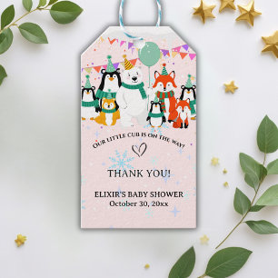 Unsere kleine Kleinigkeit Babydusche für Arktis Geschenkanhänger