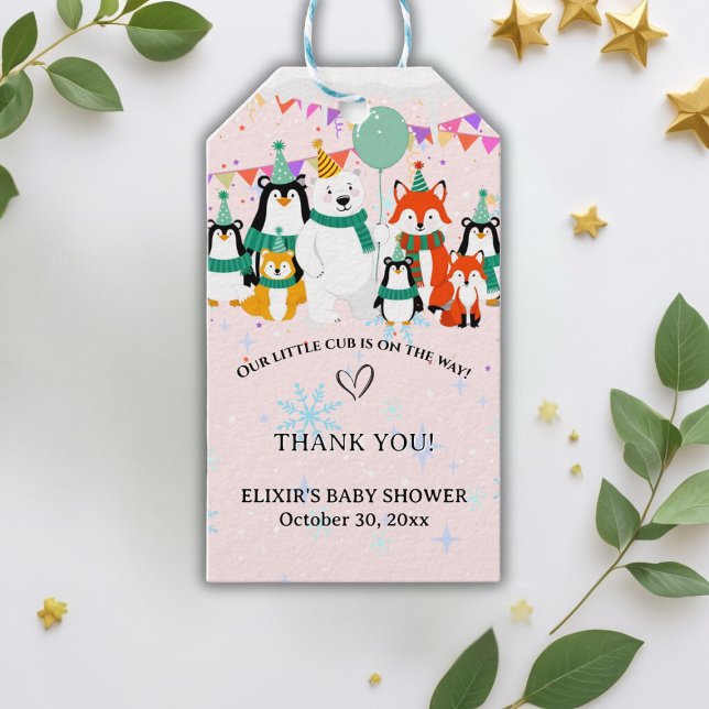 Unsere kleine Kleinigkeit | Babydusche für Arktis Geschenkanhänger (Von Creator hochgeladen)