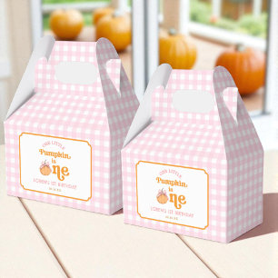Unsere kleine Kürbismädchen 1. Geburtstagsfeier Geschenkschachtel