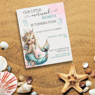 Unsere kleine Meerjungfrau zum Geburtstag