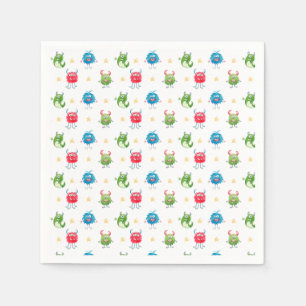 Unsere kleine Monster-Geburtstagsparty Serviette