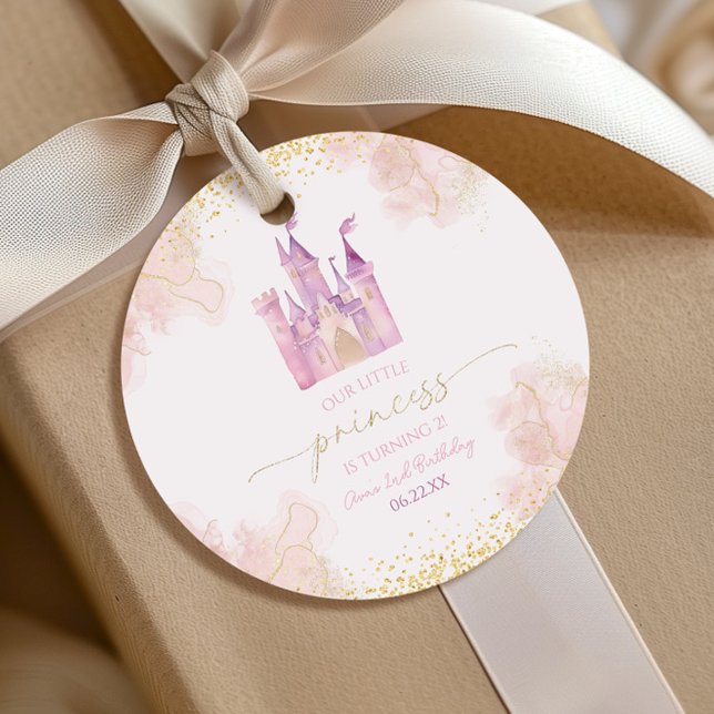 Unsere kleine Prinzessin Königliche Burg Geburtsta Geschenkanhänger (Von Creator hochgeladen)