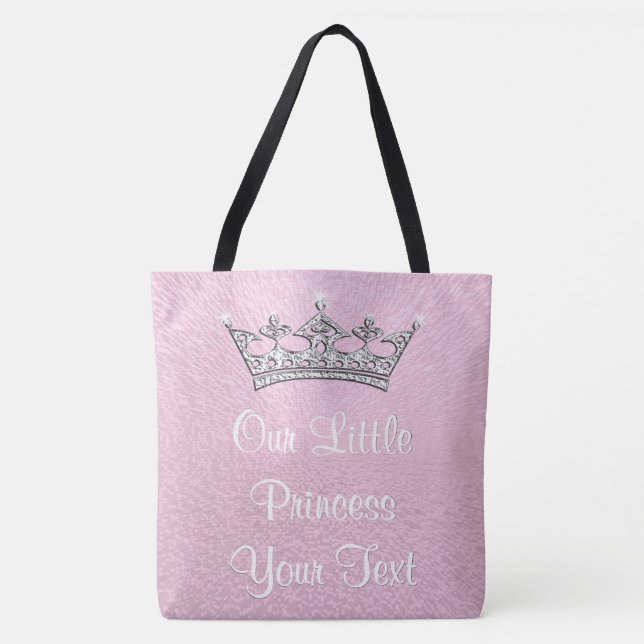 Unsere kleine Prinzessin Personalized Tote Bag (Vorderseite)