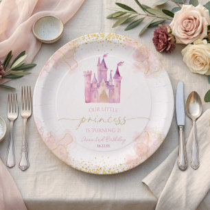Unsere kleine Prinzessin Royal Castle Geburtstagsf Pappteller