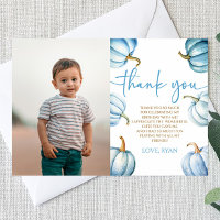 Unsere kleine Pumpkin Blue Picture Birthday Party