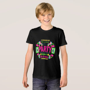 unsere kleine Retro Neon 80er Geburtstagsparty Tri-Blend Shirt