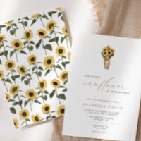 Unsere kleine Sonnenblume - Rustikaler Herbst Gebu