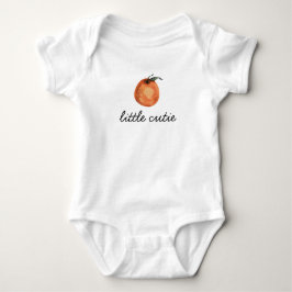 Unsere kleine Süsse Citrus Clementine Baby Bib Strampler