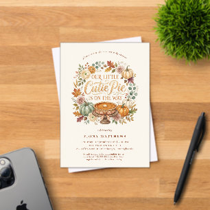 Unsere kleine süße Herbst-Baby-Shower-Einladung Acryleinladungen