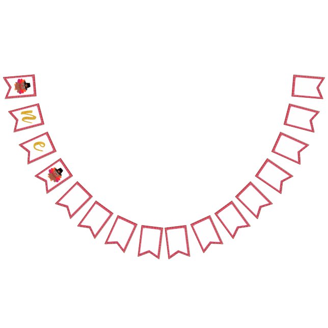 Unsere kleine Türkei 1. Geburtstag Hochstuhl (Mädc Wimpelkette (Alle)