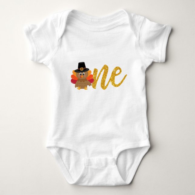 Unsere kleine Türkei dreht einen Bodysuit/T - Shir Baby Strampler (Vorderseite)