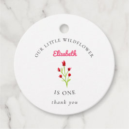Unsere kleine Wildblume 1. Geburtstag BlumenMinima Geschenkanhänger