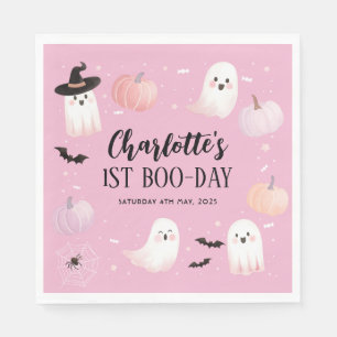 Unsere kleinen Boo Girls 1. Geburtstag Halloween P Serviette