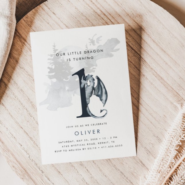 Unsere kleinen Drachenjungen 1. Geburtstag Einladung (Von Creator hochgeladen)