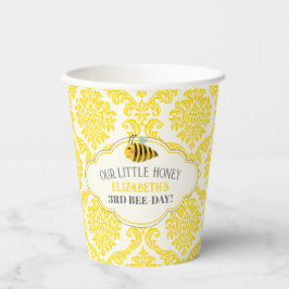 Unsere kleinen Honey Bee Birthday Paper Cups Pappbecher