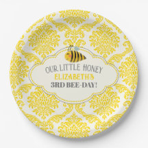 Unsere kleinen Honey Bee Birthday Paper Teller