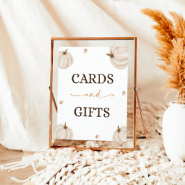 Unsere kleinen Kürbis-Geburtstagskarten und Gesche Poster