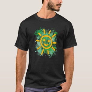 Unsere lachende Sonne unser Sonnenschein auf Farbf T-Shirt