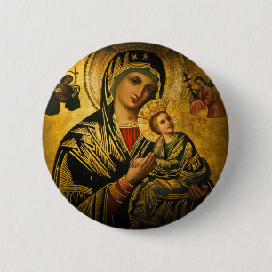 Unsere Lady der ständigen Hilfe Button