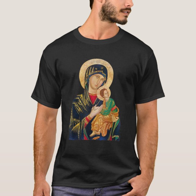 Unsere Lady der ständigen Hilfe T-Shirt (Vorderseite)