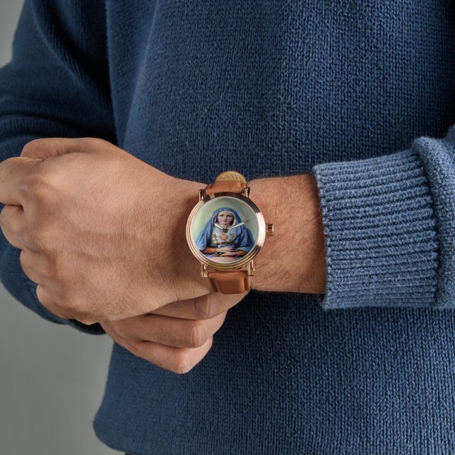 Unsere Lady der Trauern Armbanduhr (Handgelenk)