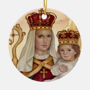 Unsere Lady des guten Erfolgs Keramik Ornament