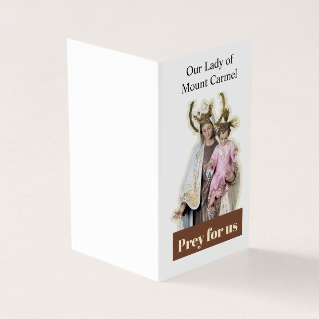Unsere Lady des Monte Carmel (Vorderseite)