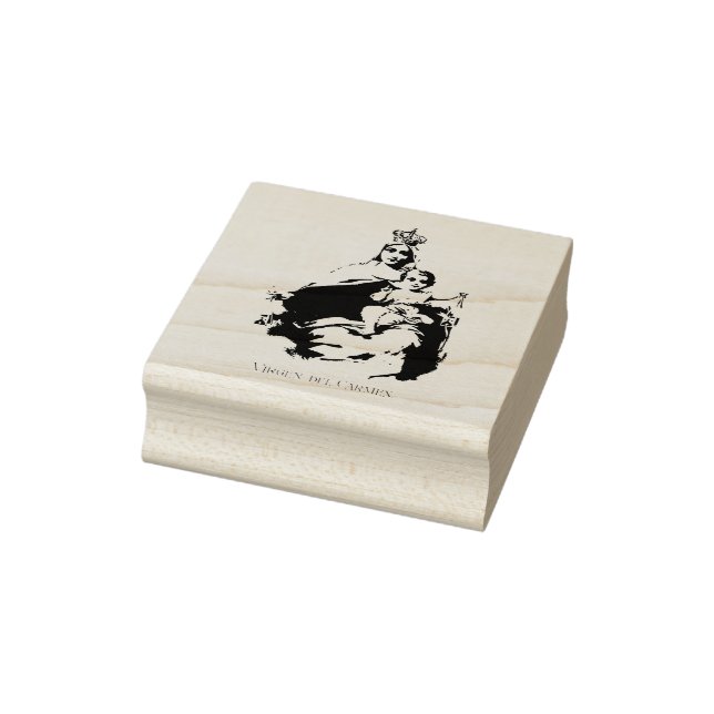 Unsere Lady des Monte Carmel Gummistempel (Stempel)