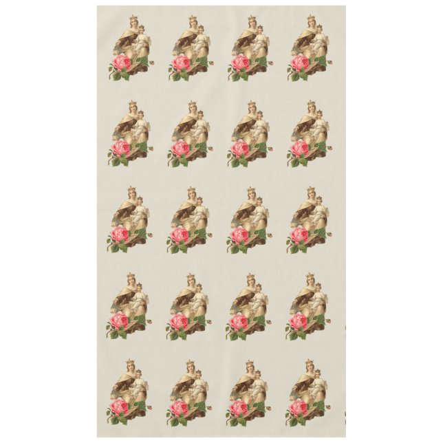 Unsere Lady des Monte Carmel Jesus Carmelite Tischdecke (Vorderseite)