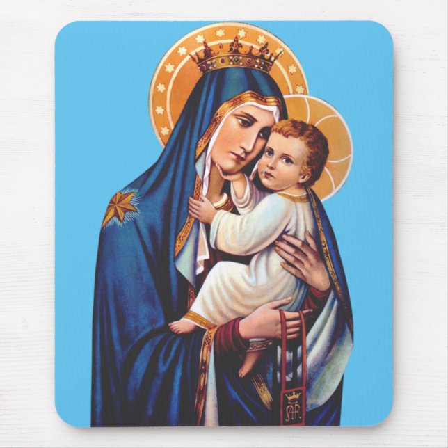 Unsere Lady des Monte Carmel Mousepad (Vorne)