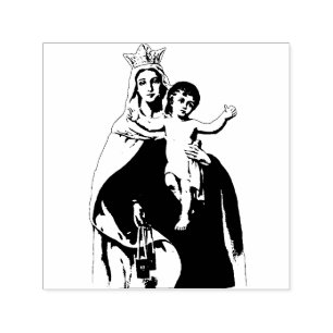 Unsere Lady des Monte Carmel Permastempel