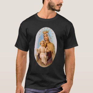 Unsere Lady des Monte Carmel Scapular St Teresa vo T-Shirt