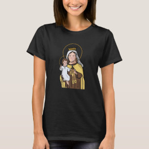 Unsere Lady des Monte Carmel Scapular St Teresa vo T-Shirt