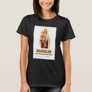 Unsere Lady des Monte Carmel Scapular St Teresa vo T-Shirt
