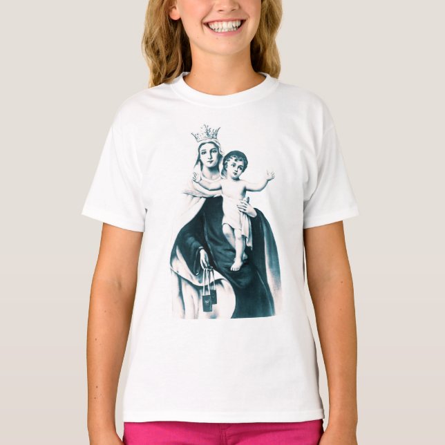 Unsere Lady des Monte Carmel T-Shirt (Vorderseite)