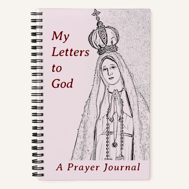 Unsere Lady Fatima Prayer Journal Spiral Notebook Notizbuch (Vorderseite)