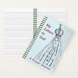 Unsere Lady Fatima Prayer Journal Spiral Notebook Notizbuch