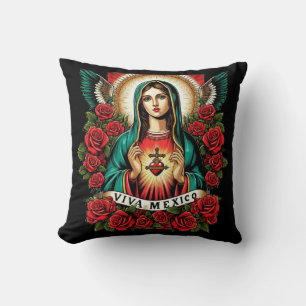 Unsere Lady Guadalupe Mutter Mary Viva Mexico Art Kissen