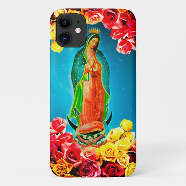 Unsere Lady Guadalupe Südwest Style I Phone Case (Rückseite)