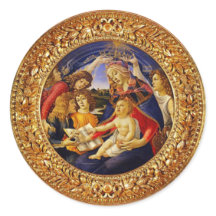 Unsere Lady Jungfrau Mary Magnificat Stickers