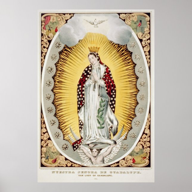 Unsere Lady of Guadalupe, Poster Prints (Vorne)