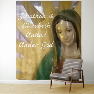 Unsere Lady of Guadeloupe - individuell anpassbare Wandteppich