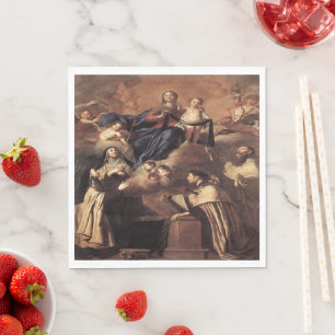 Unsere Lady of Mount Carmel 1641 Serviette