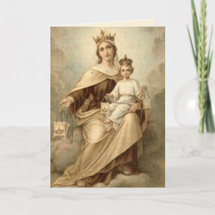 Unsere Lady of MOUNT CARMEL Mass Offering Card