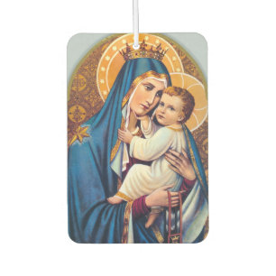 Unsere Lady of Mount Carmel Traditionell katholisc Autolufterfrischer