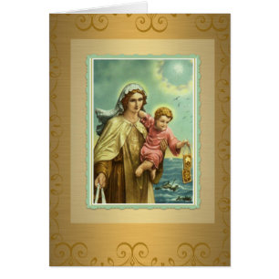 Unsere Lady of Mt. Carmel Scripture Card
