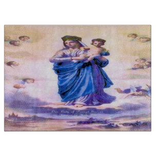 Unsere Lady of Prompt Success Schneidebrett