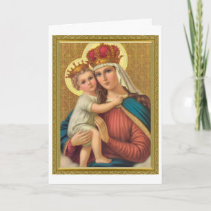 UNSERE LADY OF REMEDY DEVOTIONAL IMAGE KARTE