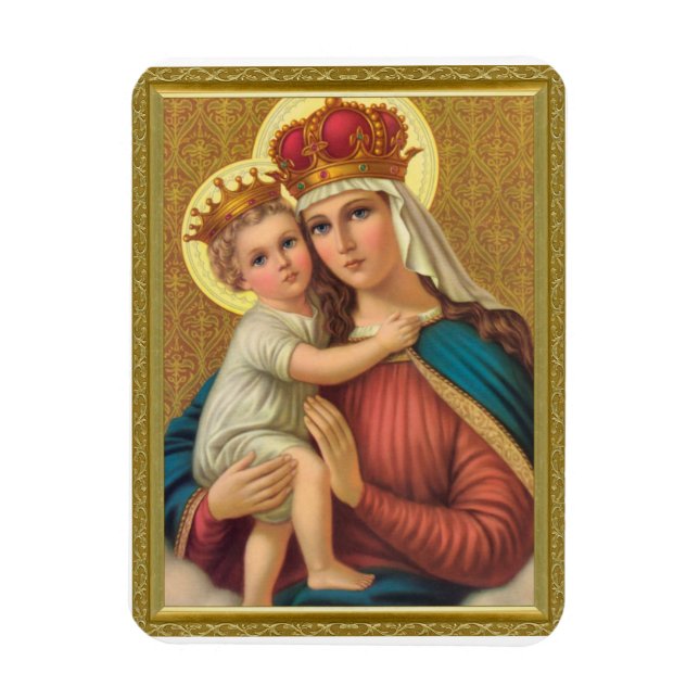 UNSERE LADY OF REMEDY DEVOTIONAL IMAGE MAGNET (Vertikal)